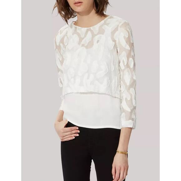 Maje Lendra Top in White Size Medium - Picture 1 of 5